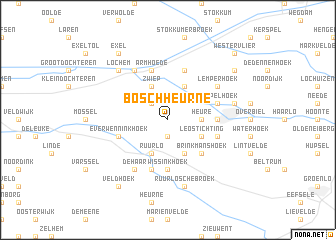 map of Boschheurne