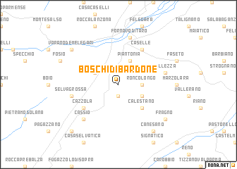 map of Boschi di Bardone