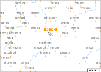 map of Boschi