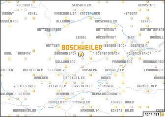 map of Böschweiler