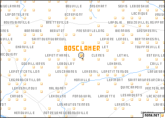 map of Bosc-la-Mer