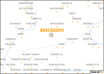 map of Bosco Gurin