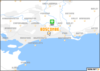 map of Boscombe