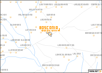 map of Bosconia