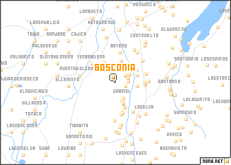 map of Bosconia