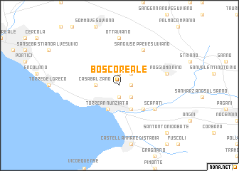 map of Boscoreale