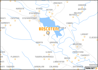 map of Boscoteni