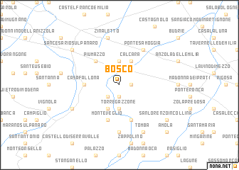 map of Bosco