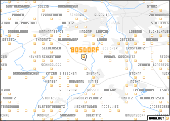 map of Bösdorf