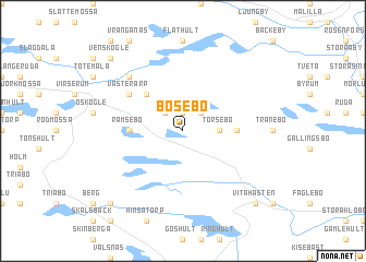 map of Bösebo