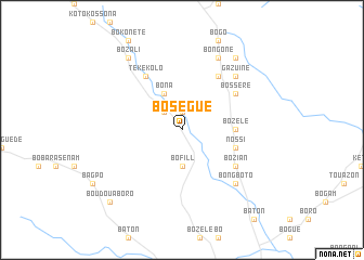 map of Bosegue