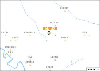 map of Boseka