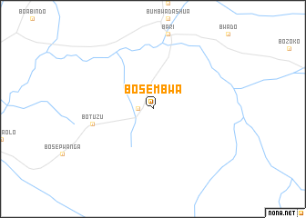 map of Bosembwa