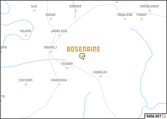 map of Bosenaire