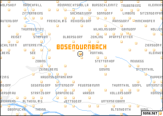 map of Bösendürnbach