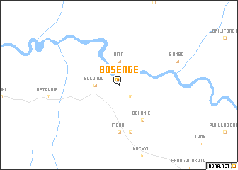 map of Bosenge