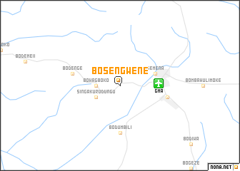 map of Bosengwene