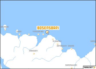 map of Bosensbari