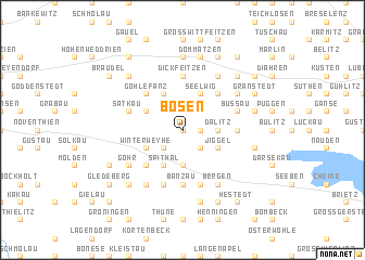 map of Bösen