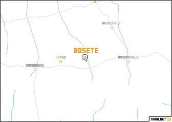 map of Bosete