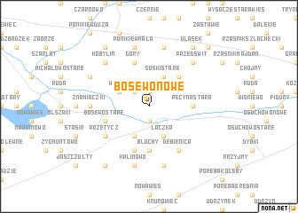 map of Bosewo Nowe