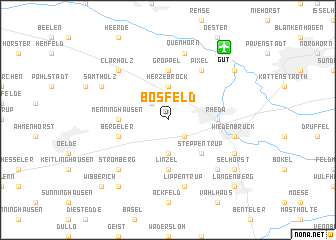 map of Bosfeld