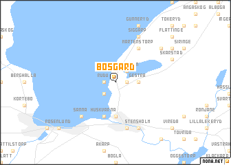 map of Bosgård