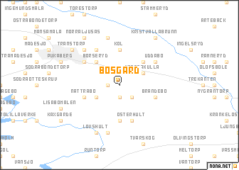 map of Bosgård