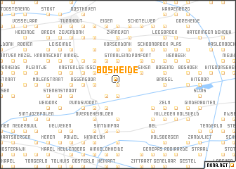 map of Bos Heide