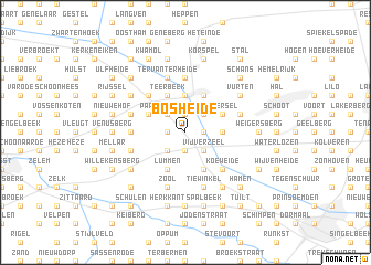 map of Bosheide