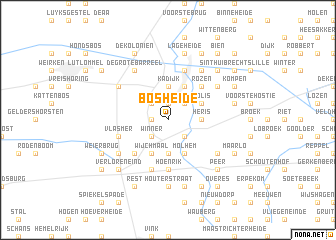 map of Bosheide