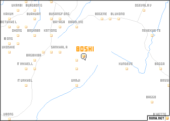 map of Boshi