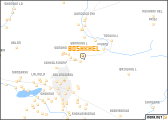 map of Bosh Khel