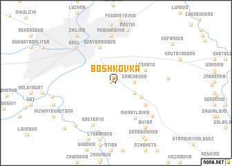 map of Boshkovka