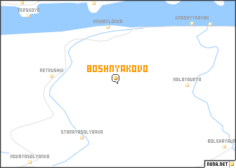 map of Boshnyakovo