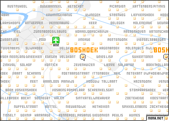 map of Boshoek