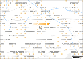 map of Boshoven