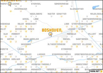 map of Boshoven