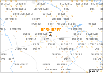 map of Boshuizen