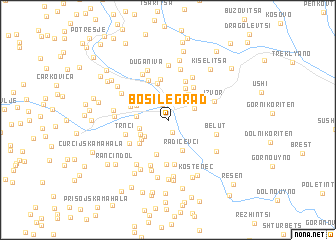 map of Bosilegrad