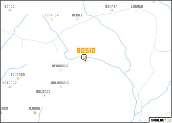map of Bosio