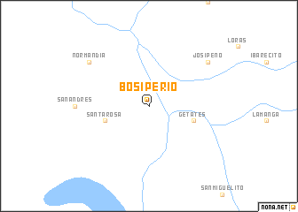 map of Bosiperio