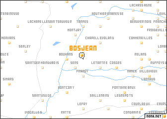 map of Bosjean