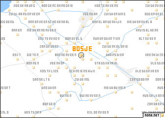 map of Bosje