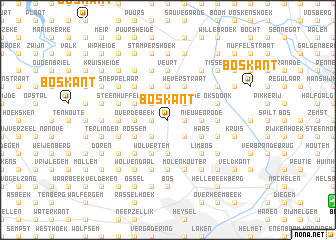 map of Boskant