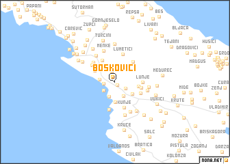 map of Boškovići