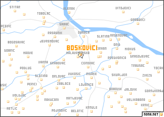 map of Boškovići