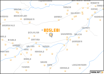 map of Boslebi