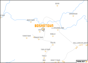 map of Bosma Town