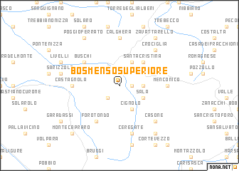 map of Bosmenso Superiore